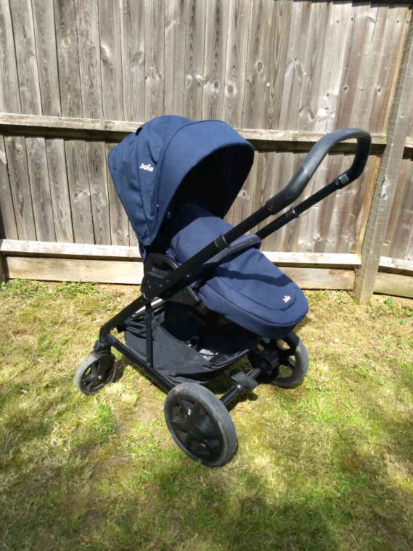 joie chrome dlx travel system navy